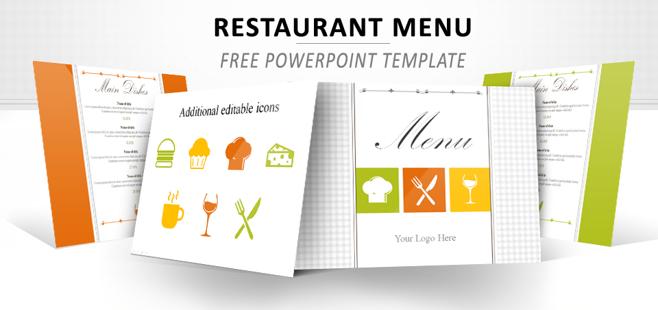 restaurant menu for PowerPoint