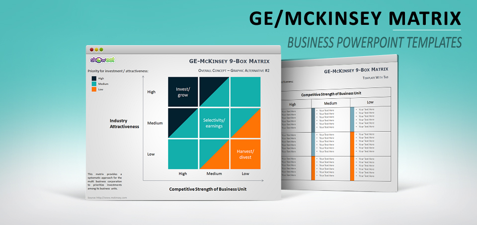 Ge Mckinsey Matrix For Powerpoint