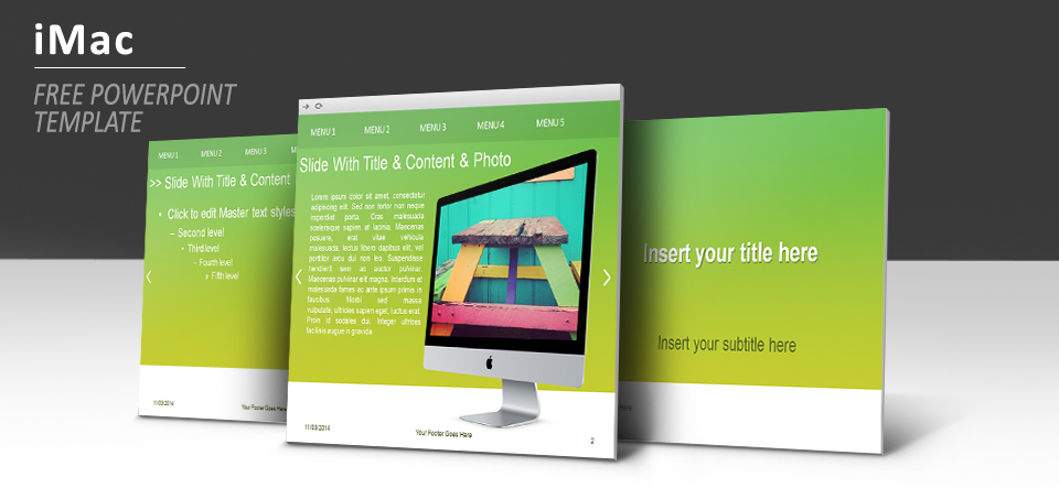 iMac PowerPoint template