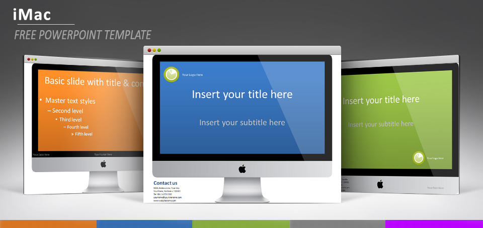 iMac PowerPoint template