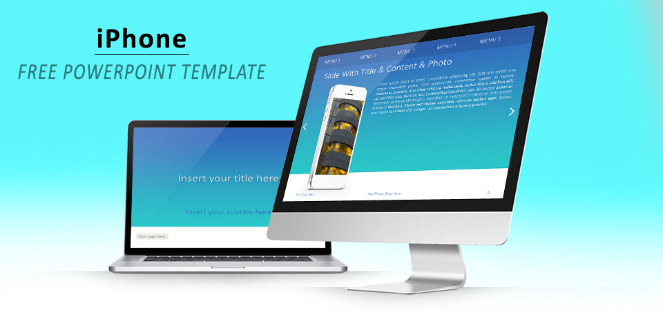 iPhone PowerPoint template