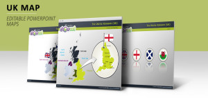 Mapas PowerPoint del Reino Unido