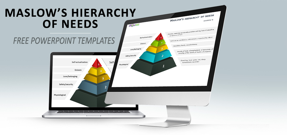 Maslow' Hierarchy of needs PowerPoint template