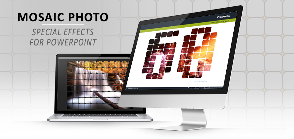 Mosaic Photo PowerPoint template