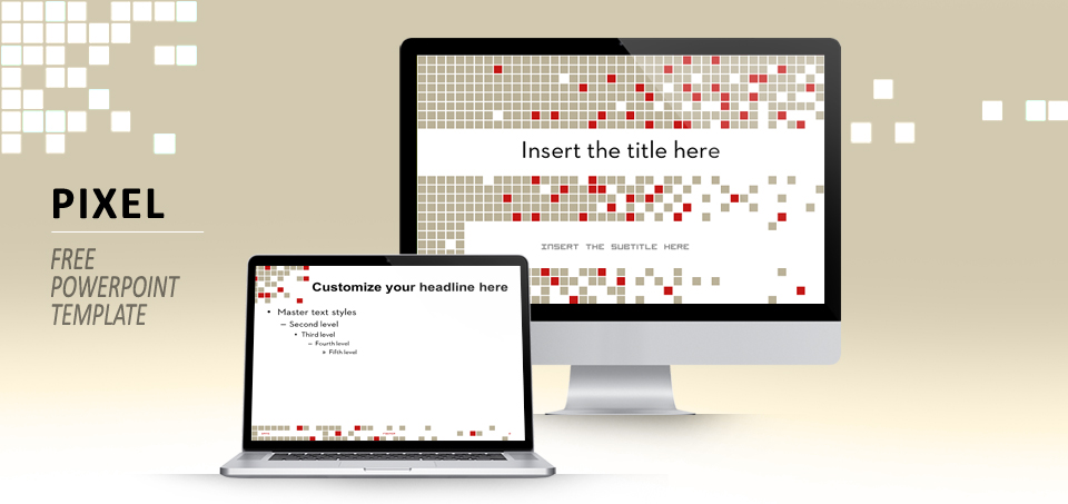 Pixel PowerPoint template