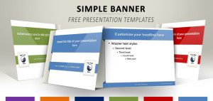 Simple Banner – Free Template for PowerPoint and Impress