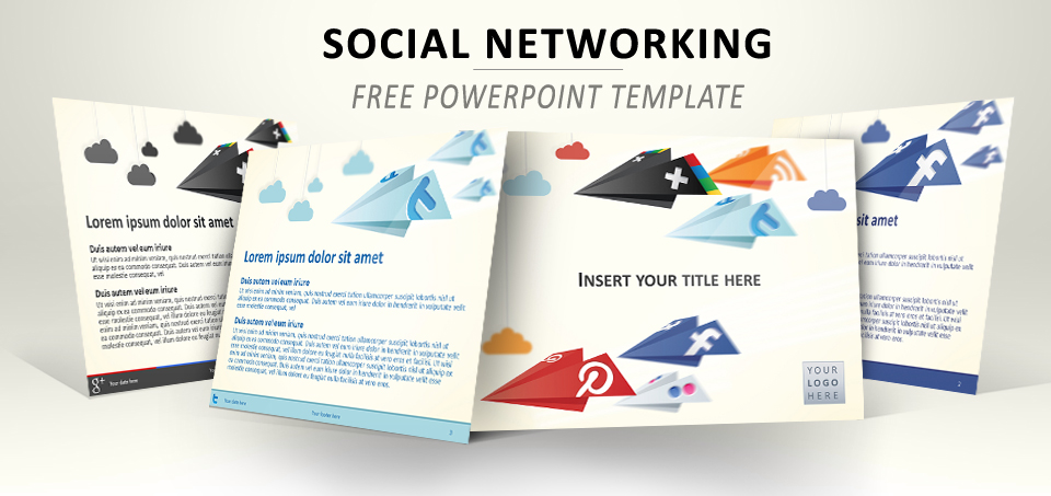 Social Network PowerPoint template