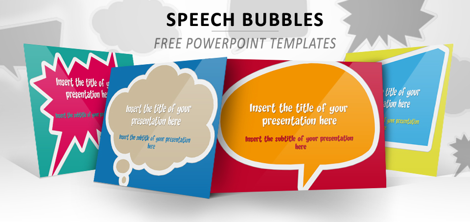 Speech Bubbles PowerPoint template