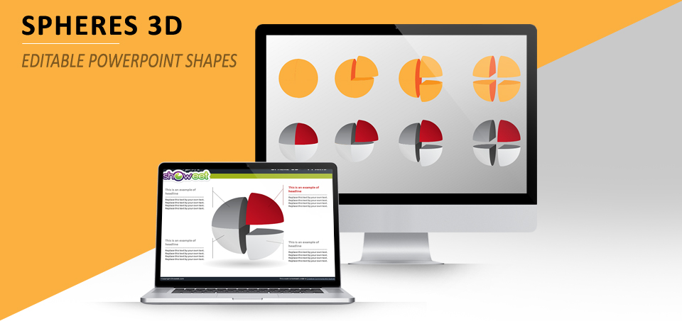 Sphere 3D PowerPoint diagrams