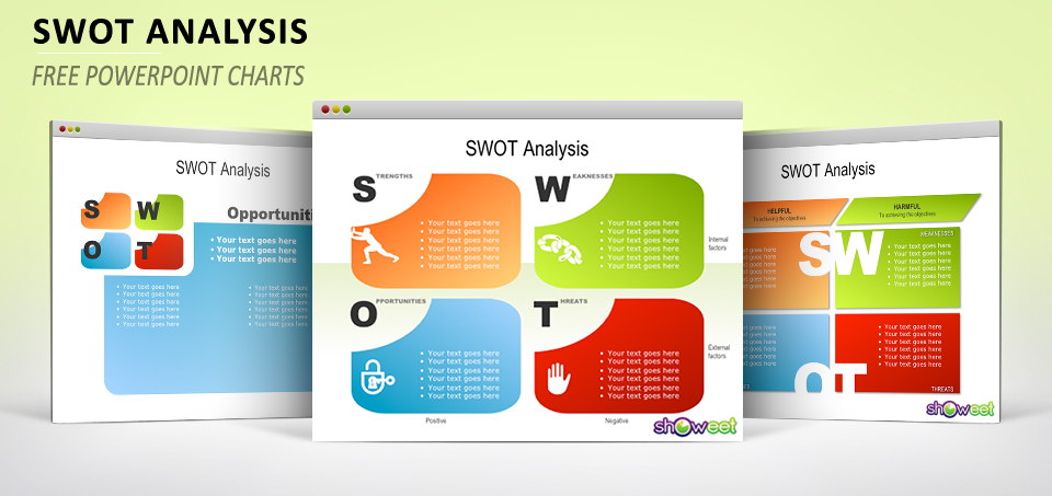 SWOT Analysis PowerPoint charts