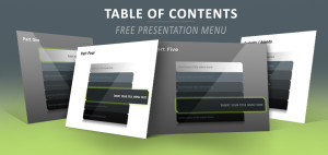 Menu Table des Matières – Diagramme pour PowerPoint et Impress