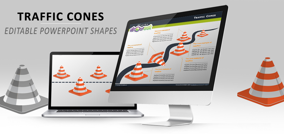 Traffic Cones PowerPoint template