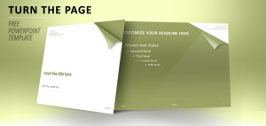 Turn The Page – Template for PowerPoint (Green)