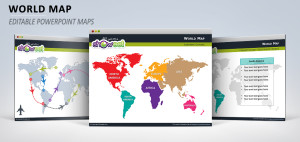 Mapa del Mundo para PowerPoint